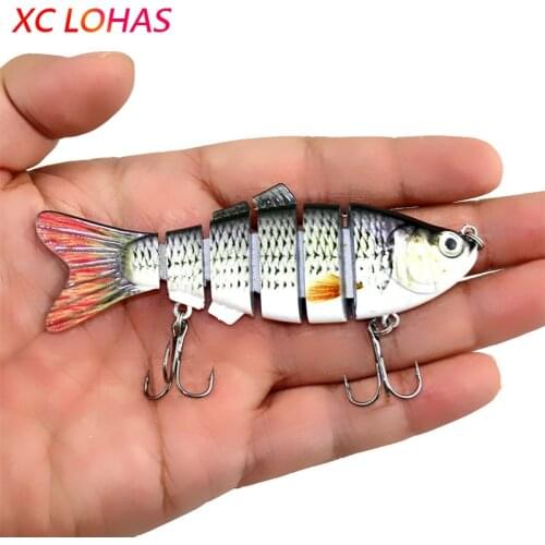 Super Deal Multiple Colors Minnow Fishing Lure Hard Plastic Minow Baits with Treble Hook Shrimp Earthworm Fishing Accessories