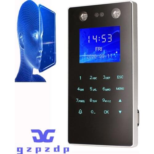 TCP/IP Face Facial Recognition Time Attendance and Access Control System with Rfid Card