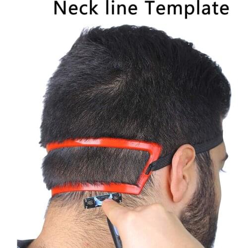 Magic Salon Barber Neck Hair Line Guide Neckline Haircuts Template Hair DIY Tool Hair Template Neck Hairline