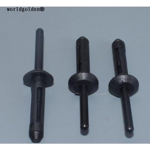 Worldgolden 100pcs plastic clip Blind Rivet Panel for for GM 25524005