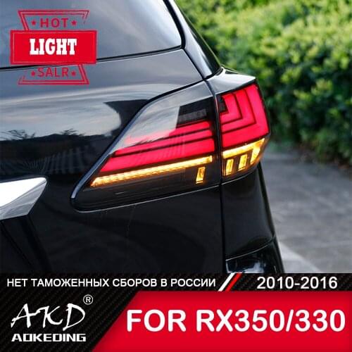 For Car Lexus RX350 Tail Lamp 2010-2016 LED Fog Lights Day Running Light DRL Tuning Car Accessories RX330 Tail Lights
