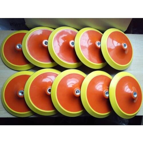 10pcs/lot Polishing pad with self adhesive 175mm 7" thread M14 sanding disc polish pad for electric angle grinder polisher