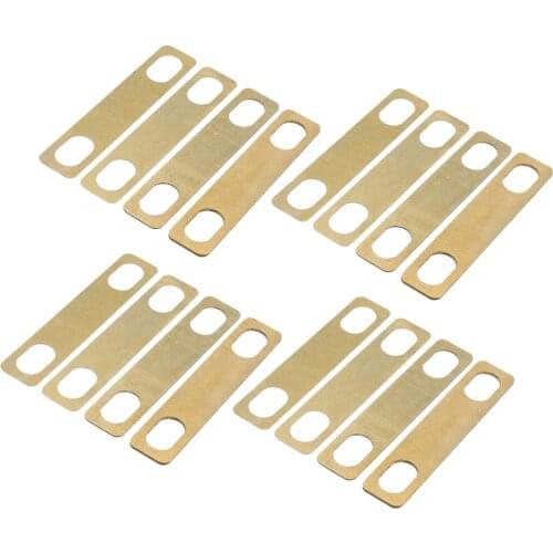 16 Pieces 0.2 Mm, 0.5 Mm, 1 Mm Neck Discs For Guitar Bass, Guitar Neck Shims Set
