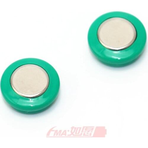 2Pcs Ni-MH Button Rechargeable Battery 1.2V 40MAH For Garden Sun Lamps Diameter: 11.5 Thickness: 5.2mm