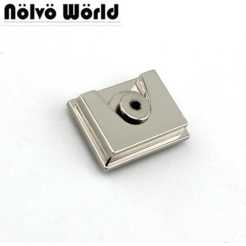 5sets 20sets/lot 4 colors High quality Square lock metal for handbags factory hardware wholesale Bag Parts Accessories