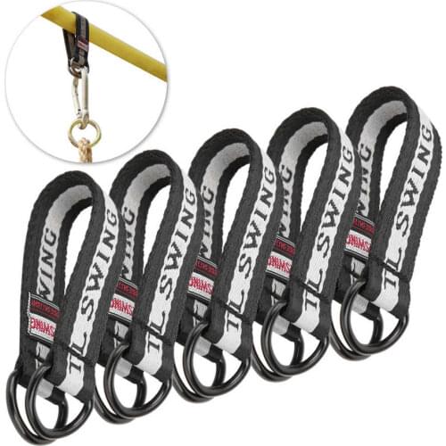 5pcs Durable Strong Bar Hanging Strap Belt Swing Connecting Belt 24cm Swing Belt for Outdoor Indoor Hanging Hammock Swing