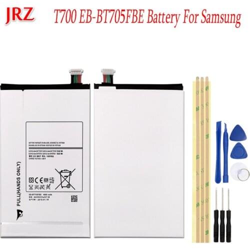 4900mAh EB-BT705FBC EB-BT705FBE Battery For Samsung GALAXY Tab S 8.4 SM-T705 T700 Tablet Replacement Batteris with Free Tools