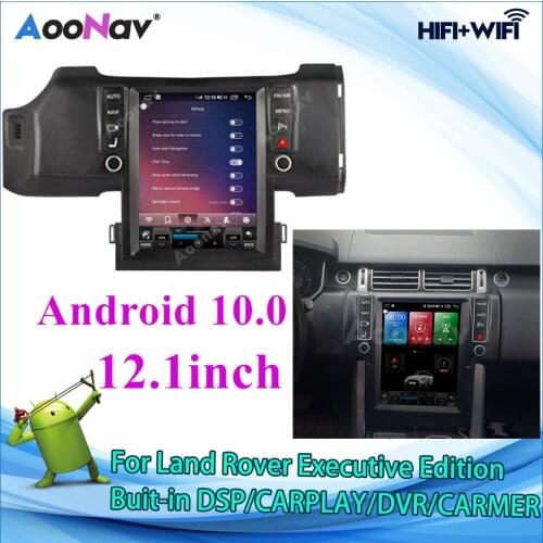12.1 Inch Vertical Screen Android Car Radio Stereo For Land Rover Executive Editi 2013-2017 GPS Navigation Multimedia DVD Player