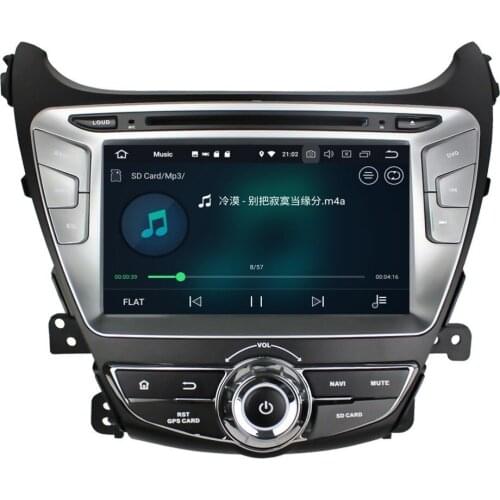 IPS Screen 4GB+32GB 2 din 8" Octa Core Android 8.0 Car DVD Player for Hyundai Elantra 2014 Radio GPS WIFI Bluetooth TV USB DVR