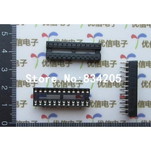 Free shipping 24P DIP IC socket Chip base narrow-body connector