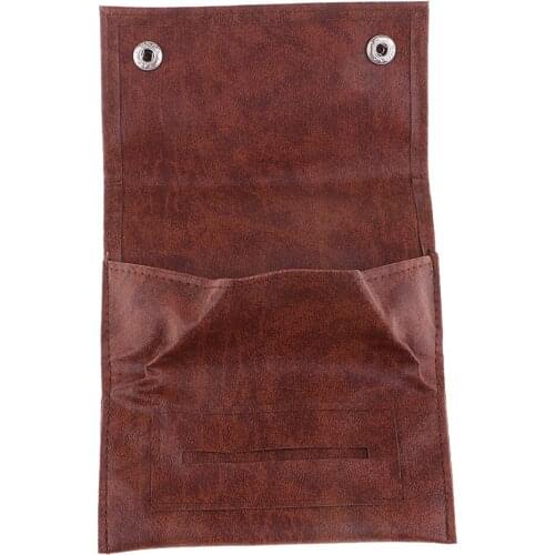 Smoking Cigar Pipe Pouch Case Holder Bag Storage Portable Carry Brown