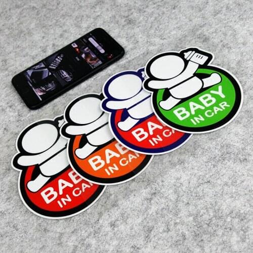 Hydro arts Stickers Baby In The Car