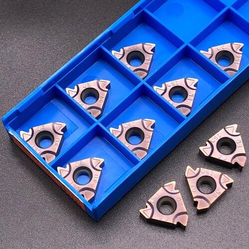 10pcs RCKLCY 16ER M 3.0 ISO FT1125 Thread turning tools CNC Lathe Tungsten Carbide Insert Cutter Tool for Stainless Steel