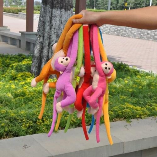 Lovely long arms monkey plush toy monkey ,one lot/ 10 pieces toys party gift b4956