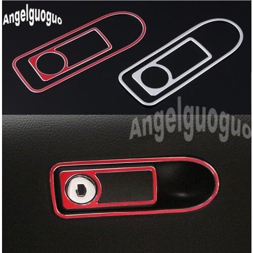 Angelguoguo Glove Box Switch Sticker Frame Cover Trim for Fit For Mercedes Benz 2015-2018 C class W205 /GLC class X253