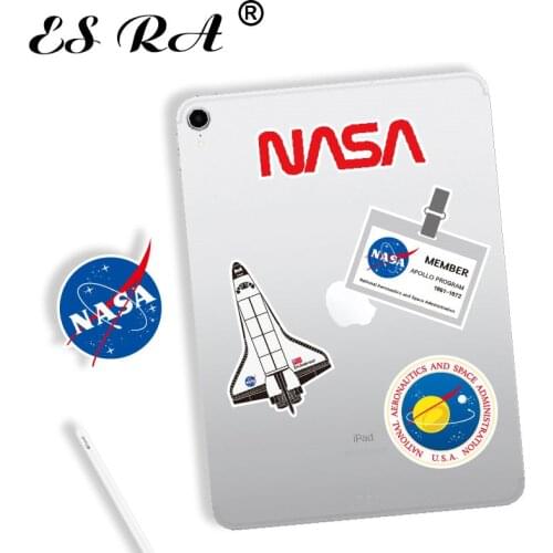 5 Pcs/Set Space Stickers Aeronautics Decal Logo Sign Pegatinas Skateboard Stickers Waterproof PVC for Luggage Journal Wall