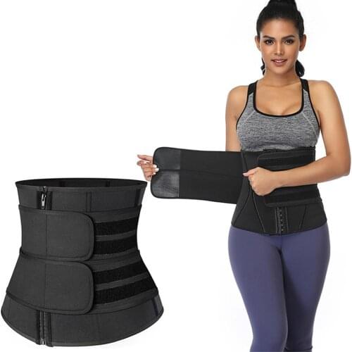Neoprene Sweat Waist Trainer Corset Belt for Women Tummy Control Slimming Body Shaper Sport Girdle Slimmer