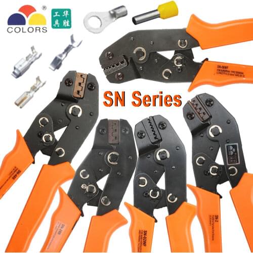 SN-28B SN-48B SN MINI EUROP STYLE crimping tool crimping plier 0.25-1mm2 multi tool tools hands orange