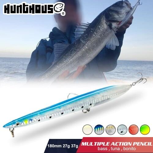 Hunt house LW502 leurre stickbait pencil lure sea fishing lure hard bait sinking floating baits SANDEEL SURF WALKER needle fish