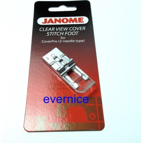 Genuine Clear View Cover Stitch Foot #795821103 For Janome 900Cp 900Cpx Coverpro