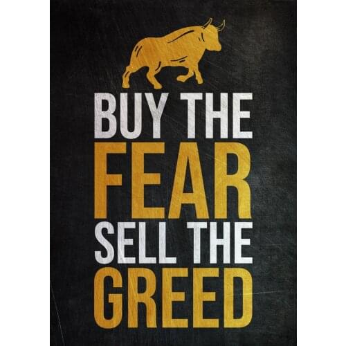 Buy The Fear Sell The Great Inspirational Quotes Prints And Poster For Living Room Canvas Painting Motivational Positive Picture