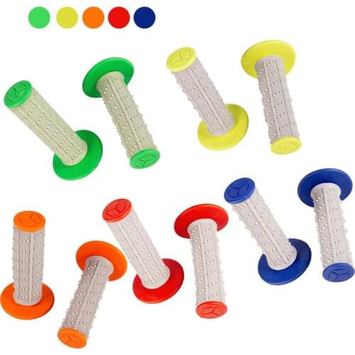 TPE Rubber Soft Handlebar Grips For Motorcycle Pit Dirt Bike Motocross Enduro Supermoto CRF YZF WRF KXF KLX RMZ RMX DRZ