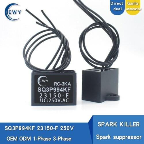 SPARK KILLER SQ3P994KF 23150-F 250V 3 PHASE spark quencher Spark suppressor absorption of back electromotive surge voltage