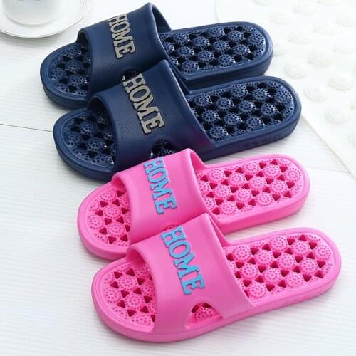 Bathroom Leaking Slippers Female Summer Home Light Soft Bottom Slippers Lovers Bath Slippers Shoes for Men Slippers Men