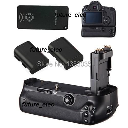 Battery Hand Grip Holder Pack Vertical For Canon EOS 5D Mark III 3 5DIII 5D3 DSLR Camera replace of BG-E11 +IR Remote +2 x LP-E6