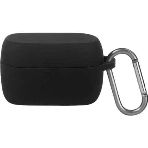 Protective Case Travel Earphone Cover Soft Silicone Anti Dust Storage Shockproof Textured For Jabra Elite Active 75t