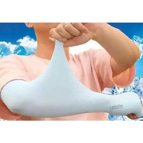 1 Pair Cycling Arm Cover Sun Protection Golf Sleeve Cooling Arm Sleeves Athletic Sport Skins Sunproof UV Cover with glove