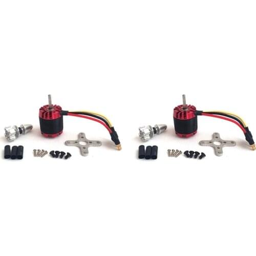 2Pcs N2830 Brushless Motor Multicopter Drones 9045 10X6 10X5 Props Dc Outrunner Motor-N2830 - 1300Kv & 1000Kv
