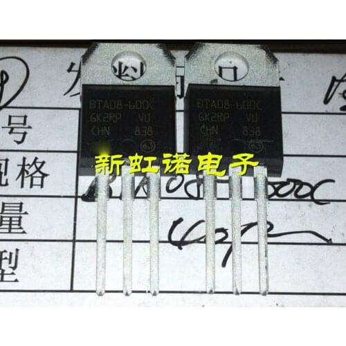 5Pcs/Lot New Original BTA08-600C Triode In Stock