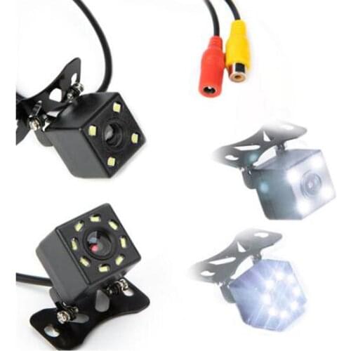 6 Style HD CCD Wire Car Camera with Rear View Function both Mini Waterproof Auto Camera