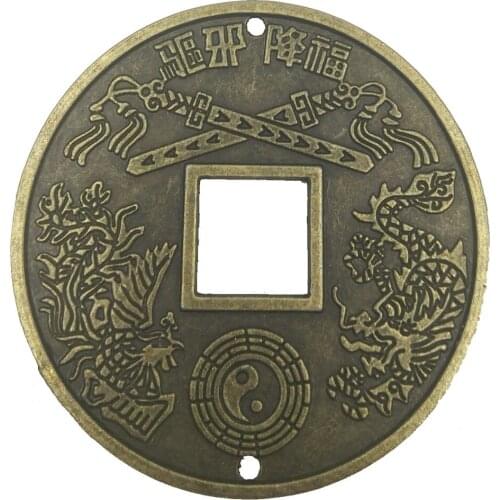 ANGRLY Metal Best Price Chinese Feng Shui Coins for Wealth and Success Lucky Copper Chinese Coins Original Party Gifts