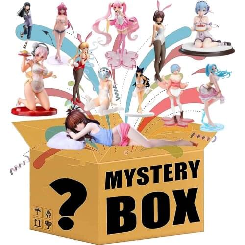 Lucky Mystery Boxes Anime Figure Re:Life In A Different World From Zero Rem Boak Hancock Model More Toys Random Lovely Girl