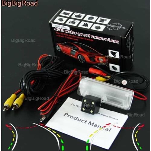 BigBigRoad Car Intelligent Dynamic Track Rear View Camera Night Vision For lexus ES es250 es 250 es-250 2013 ES300H Waterproof