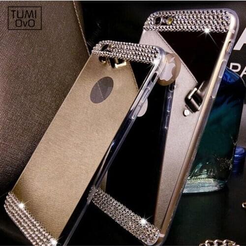 For Samsung Galaxy A3 A5 J1 J3 J5 J7 2016 2017 S8 Plus S7 S6 Edge S5 S4 G531 Case Cover 3D Diamond Mirror TPU Soft Bling Cases