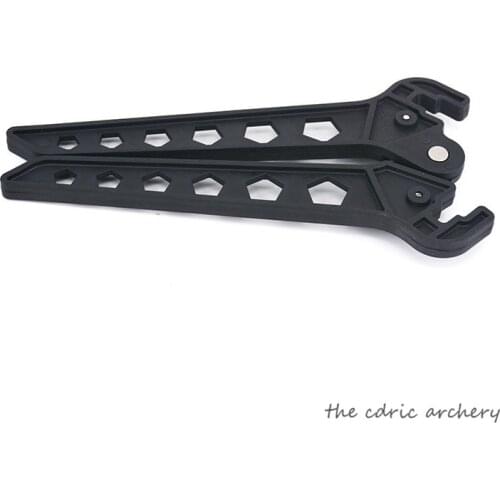 Archery Black Kick Stand Holder Legs For 3D Shoot Range Target Hunting