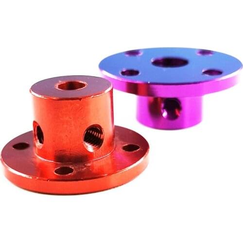 Colorful Aluminum Alloy Flanges 3-8mm Rigid Flange Seat Guide Shaft Optical-shaft Support Fixed Stand