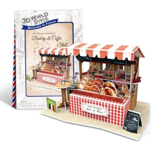 Wooden Dollhouse Miniature DIY Small House Kit Shop Booth Model Play Toy House Artwork Decoration Kids Birthday Christmas Gift