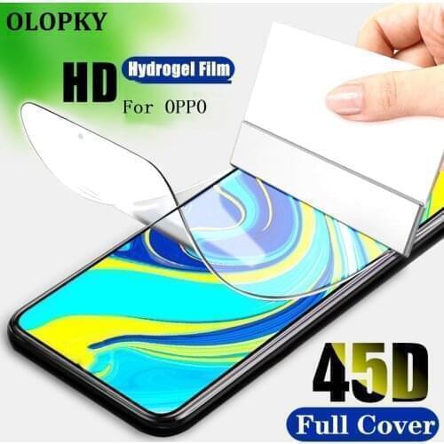 Hydrogel Film for Oppo Reno 3 Pro 2 2Z ACE X10 Zoom Screen Protector for OPPO A5 A9 2020 A5S Film Not Glass