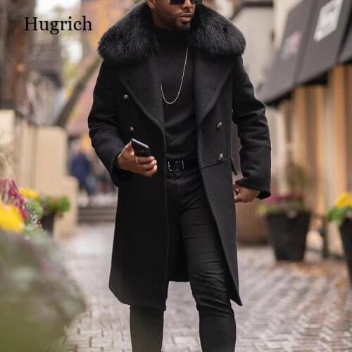 Hugrich Mens Wool Coats