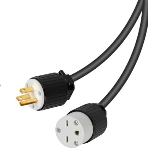 JORINDO NEMA 5-15P plug to 6-15R socket American standard interface power extension cable,15A,AC current