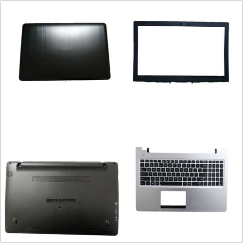 Laptop Keyboard LCD Top Back Cover Upper Case Shell Bottom Case For ASUS A44 H HR HY L LY A441 SA SC UA UV Black US