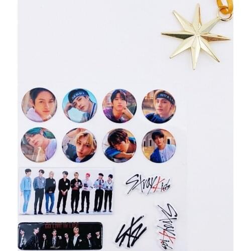 KPOP Stray Kids Bangchan Changbin Hyunjin Han Seungmin Felix IN Lee Know Stickers Bubble Stickers Stickers Cartoon Stickers New