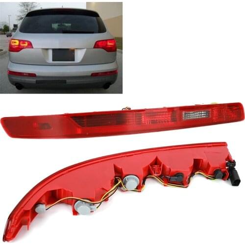 Left Rear Bumper High Level Brake Light Taillight with Wire 4L0945095A Fit for Audi Q7 Car Accessories