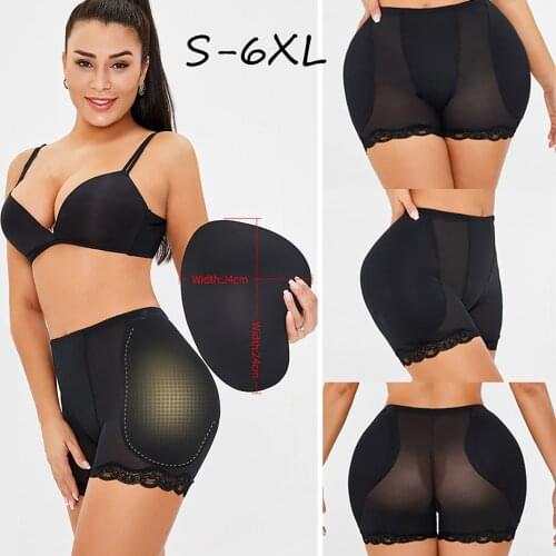 Butt Lifter Shapewear Low Waist Panty Girdle for Women Hip Enhancer Panties Plus Size Bodysuit Buttlifter Slimming Abdomen Pads