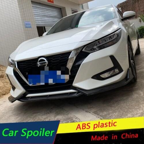 For 2020 NEW Nissan Sylphy Sentra front Bumper Diffuser Bumpers Protector Spoiler Body kit bumper Front shovel lip Front spoiler