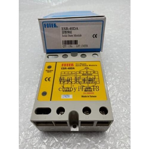 New original Fotek Three-Phase Solid State Module Relay ESR-25DA ESR-40DA ESR-60DA ESR-80DA ESR-100DA